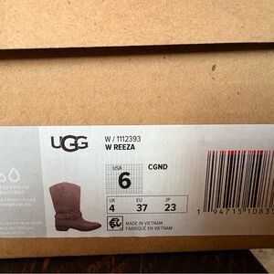 UGG Tan Wedge Boots